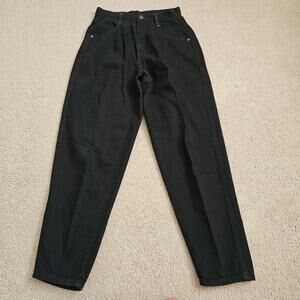 Vintage Brittania Black Straight Leg Jeans 10x29